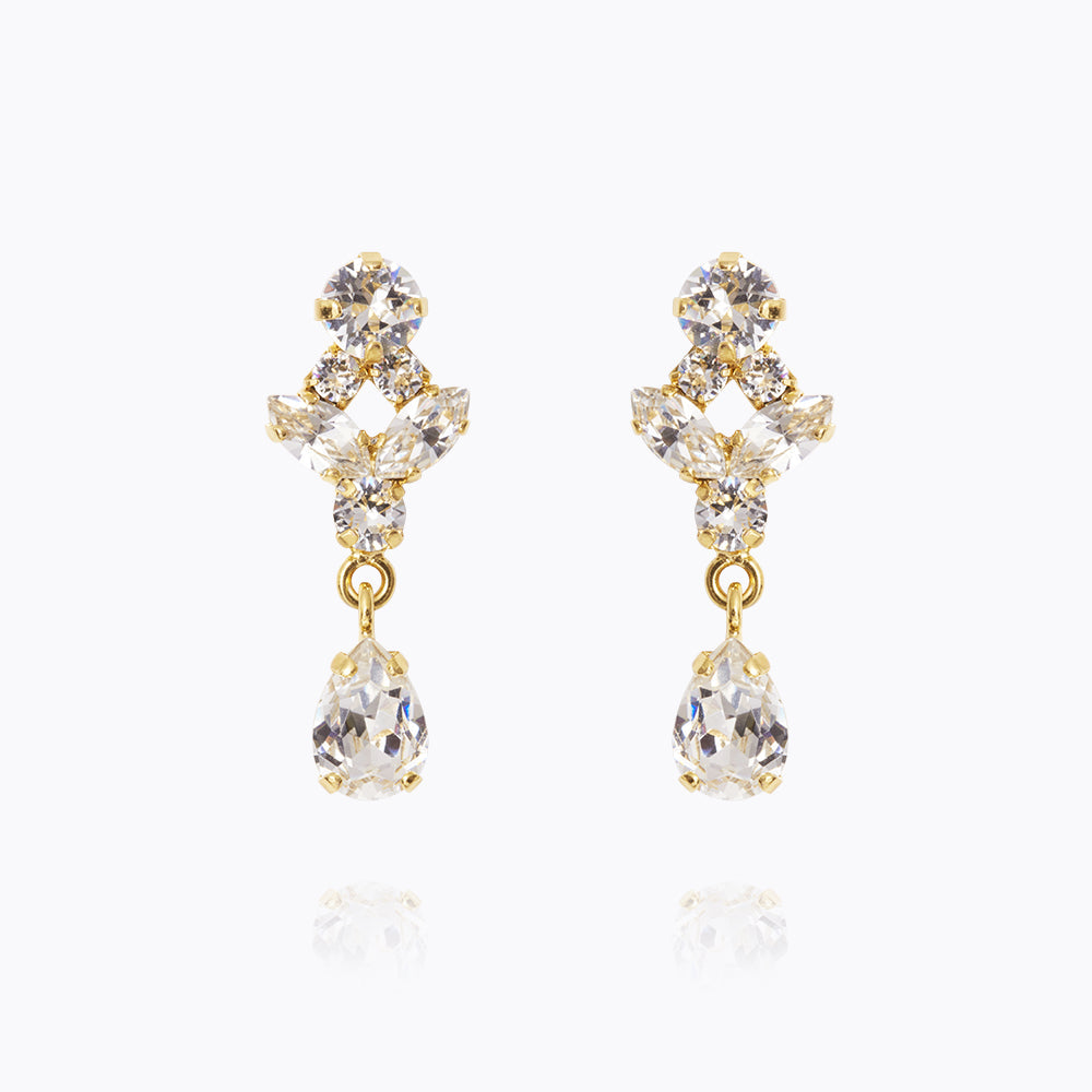 Caroline Svedbom - Like Lovers Do Earrings Crystal Gold