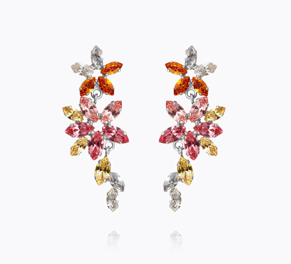 Caroline Svedbom - Melia Earrings Marigold Combo Rhodium