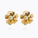 Caroline Svedbom - Anemone Earrings Crystal Gold