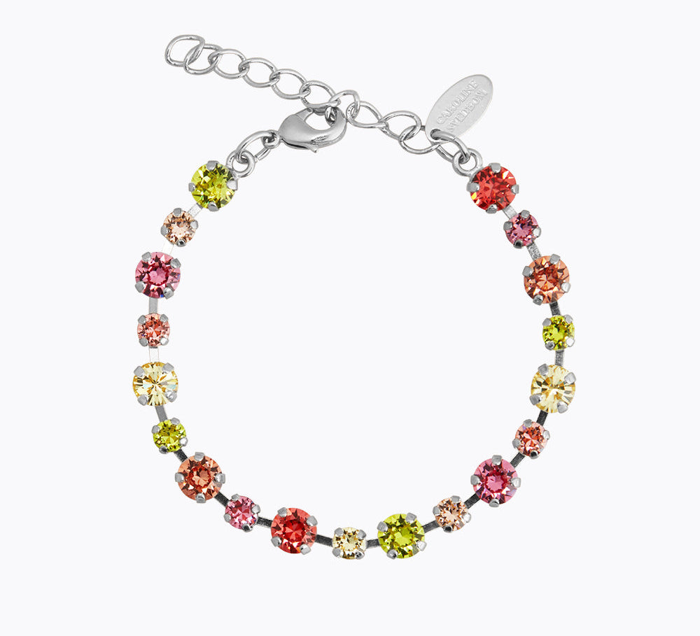 Caroline Svedbom - Calanthe Bracelet Tropicana Combo Rhodium