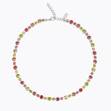 Caroline Svedbom - Calanthe Necklace Tropicana Combo Rhodium