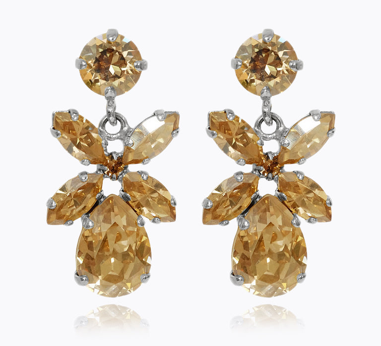Mini Dione Earrings / Golden Shadow
