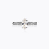 Caroline Svedbom - Petite Navette Ring Crystal Rhodium