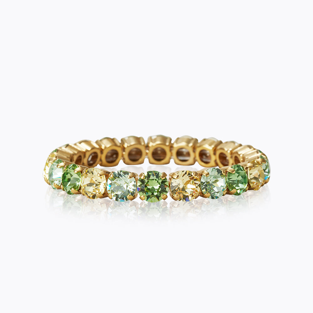 Caroline Svedbom - Gia Stud Bracelet Lime Combo Gold