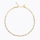 Caroline Svedbom - Antonia Necklace Crystal Gold