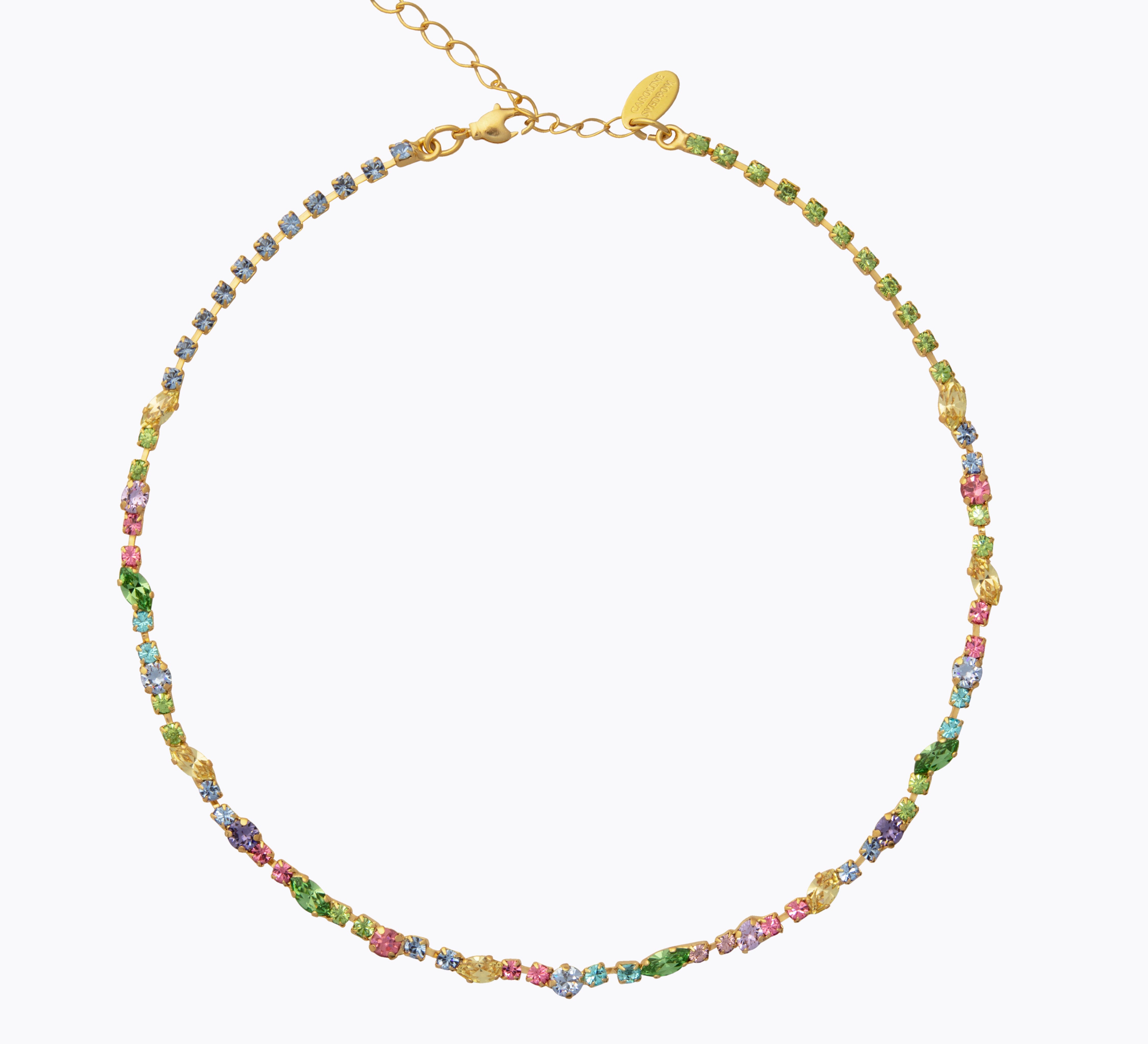 Caroline Svedbom - Antonia Necklace Pastel Combo Gold