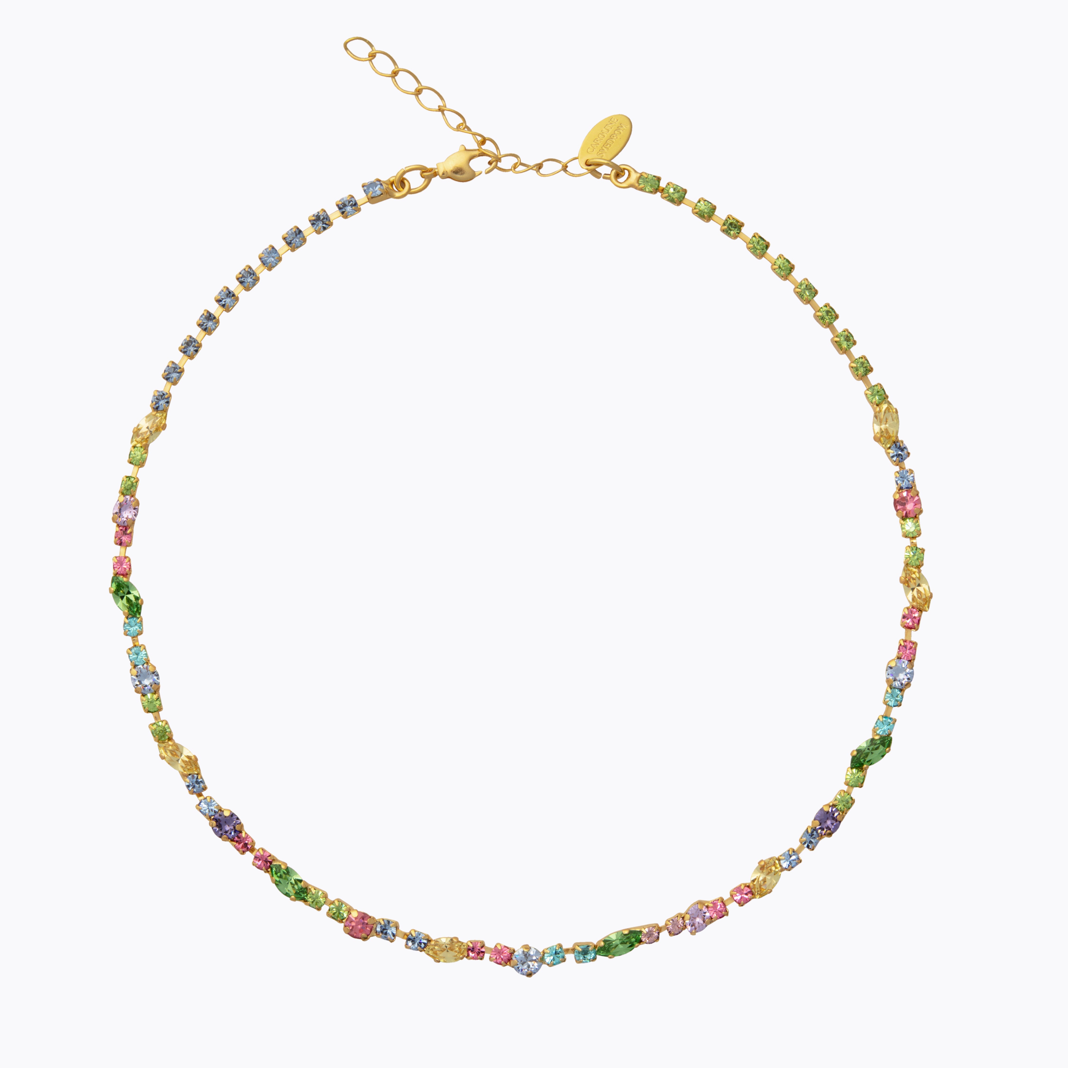 Caroline Svedbom - Antonia Necklace Pastel Combo Gold