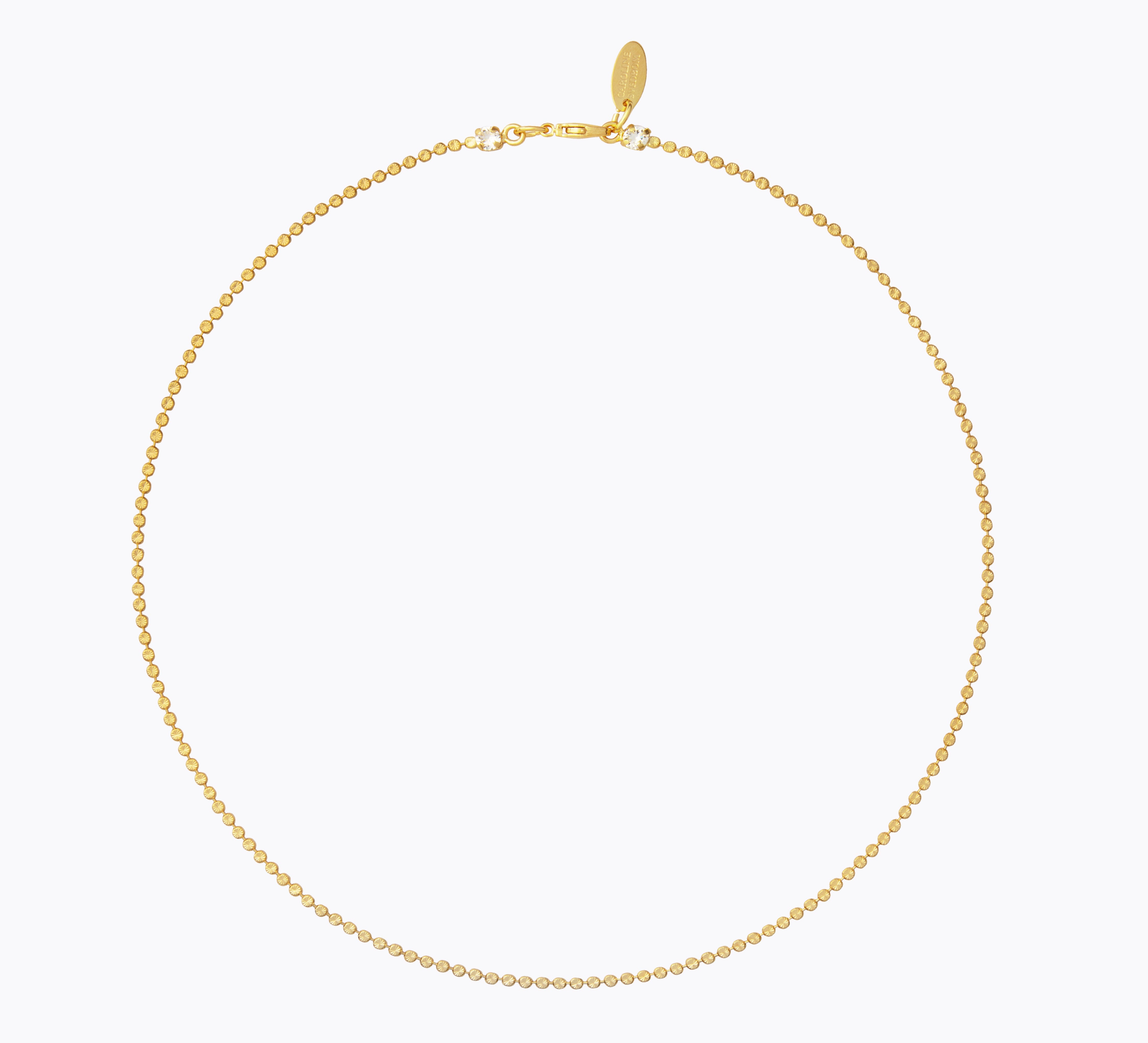Caroline Svedbom - Diamond Long Chain Goldmetal Gold