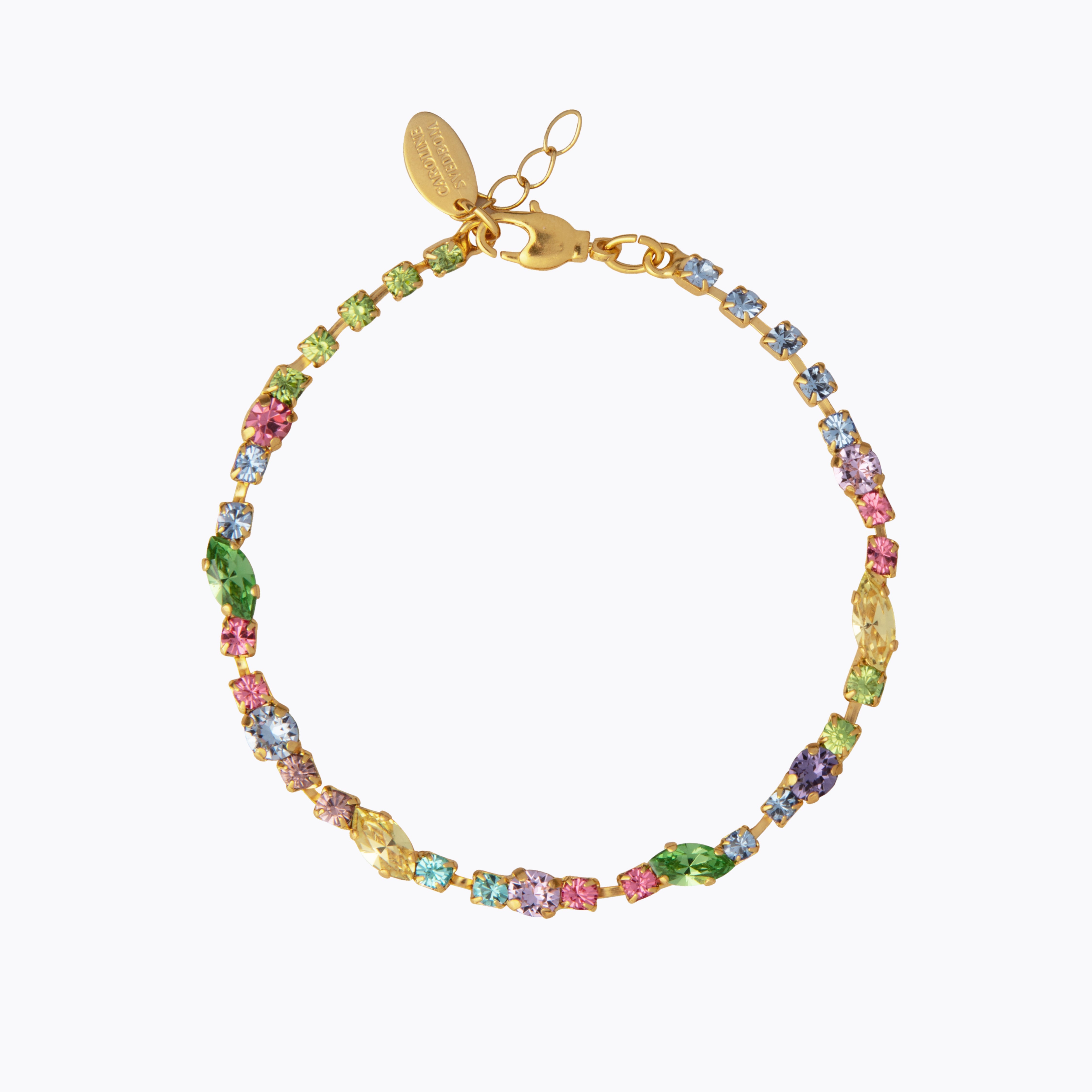 Caroline Svedbom - Antonia Bracelet Pastel Combo Gold