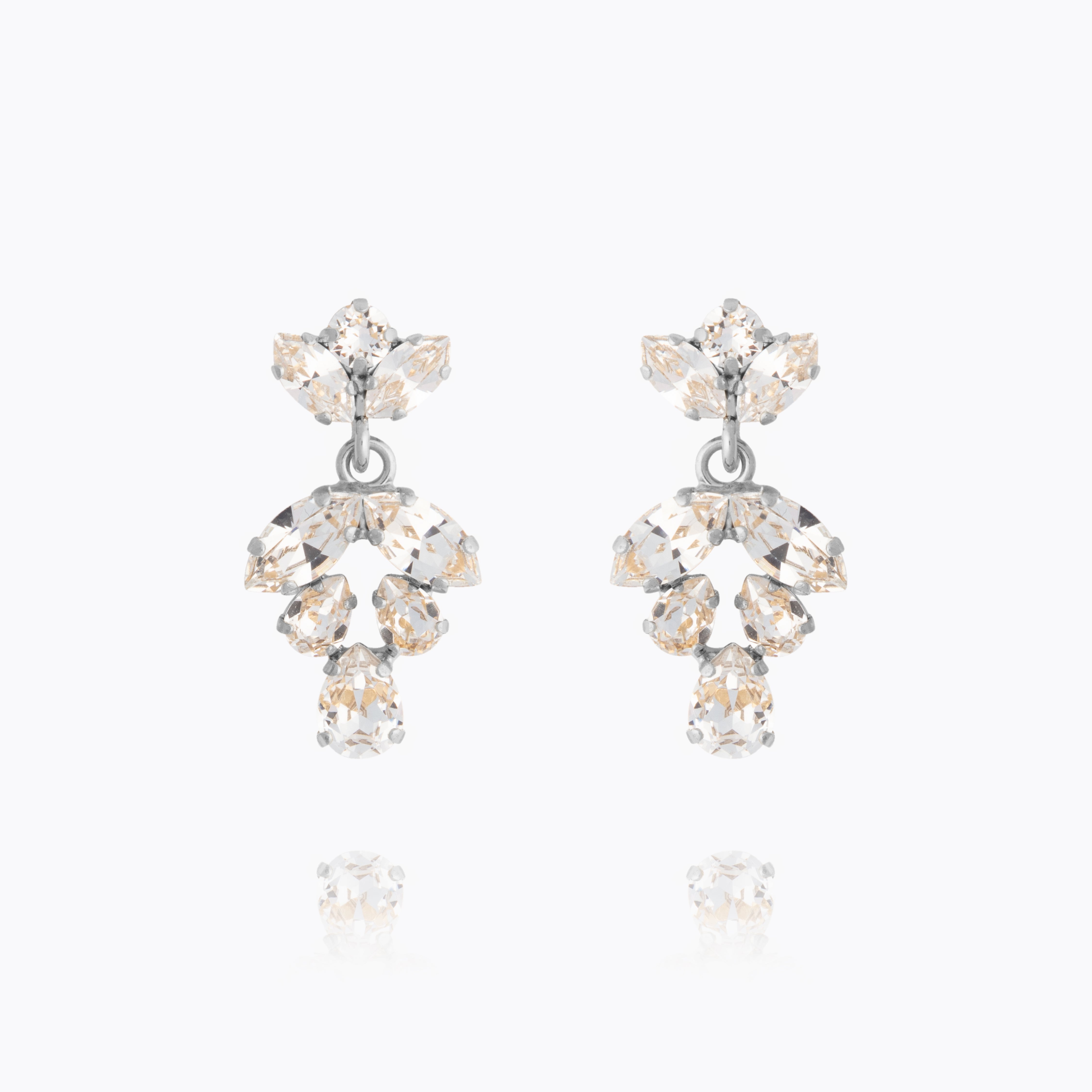 Caroline Svedbom - Kiss Me Earrings Crystal Rhodium
