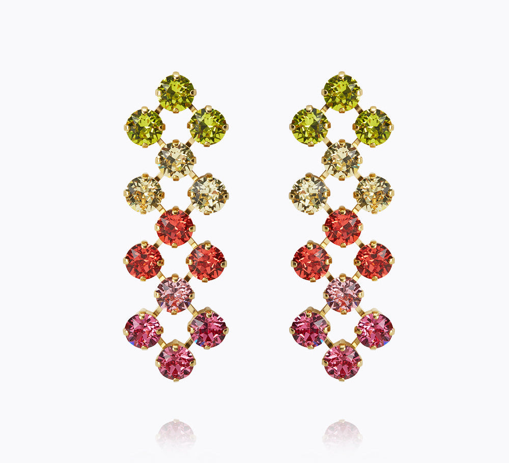 Caroline Svedbom - Livia Earrings Tropicana Combo Gold