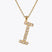 Caroline Svedbom - Letter Necklace Crystal Gold 70 Letter L Cm