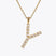 Caroline Svedbom - Letter Necklace Crystal Gold 70 Letter Y Cm