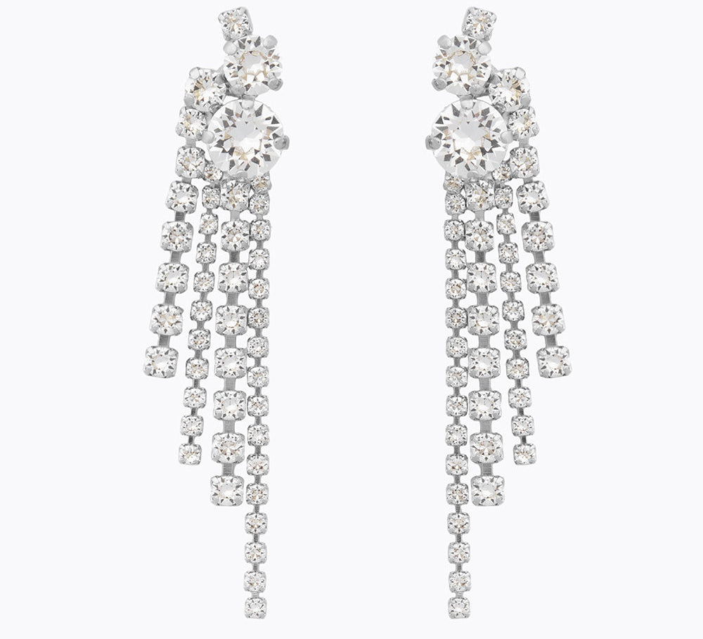 Caroline Svedbom - Amy Earrings Crystal Rhodium