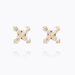 Caroline Svedbom - Crystal Star Earrings Crystal Gold