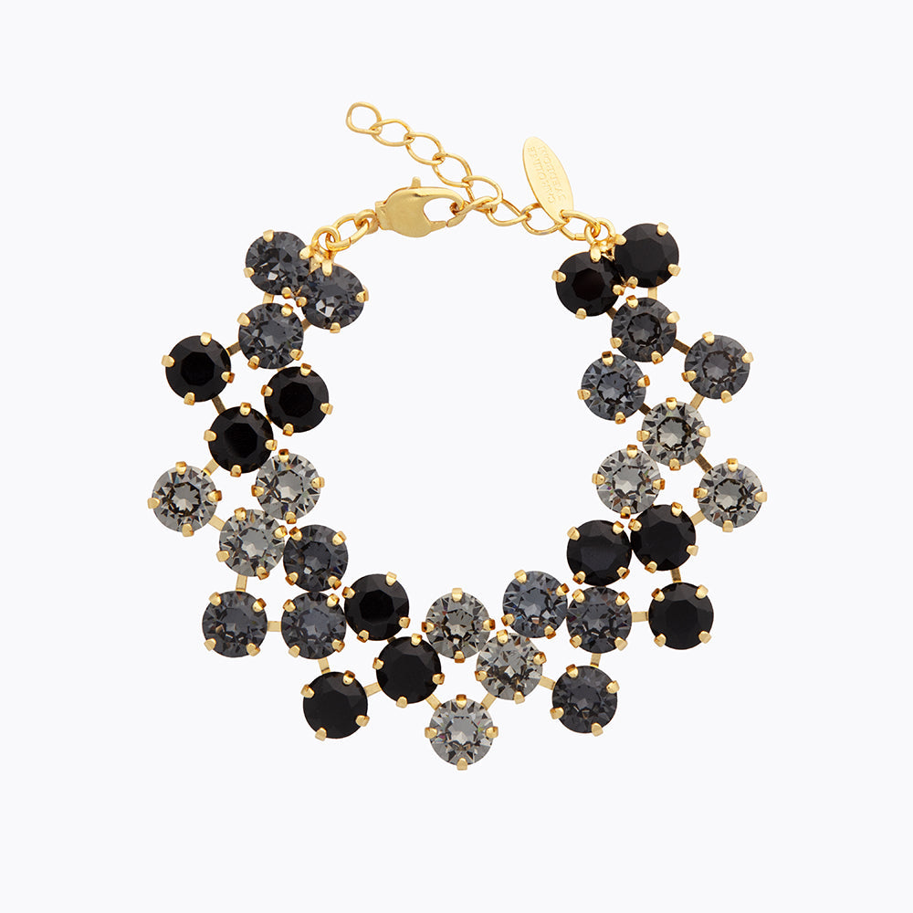 Caroline Svedbom - Livia Bracelet Black Combo Gold