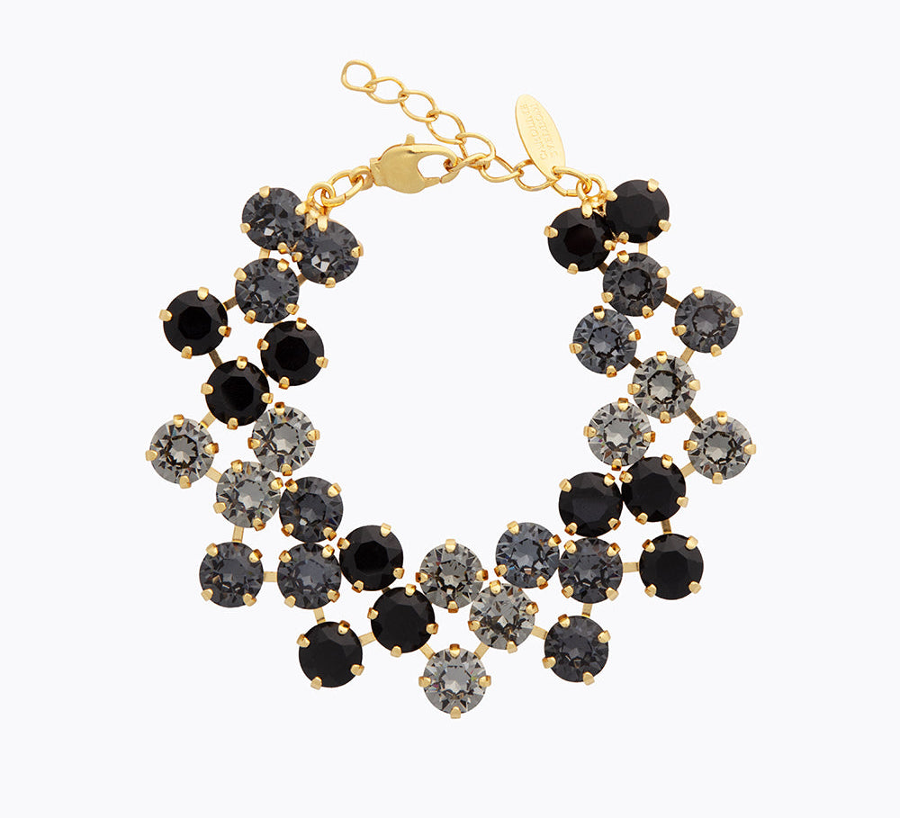 Caroline Svedbom - Livia Bracelet Black Combo Gold