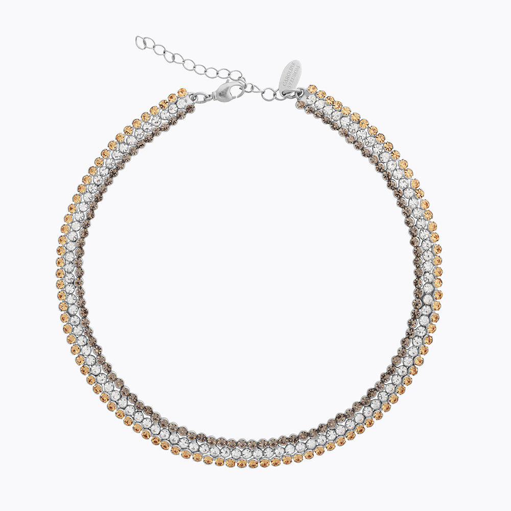 Caroline Svedbom - Siri Choker Golden Combo Rhodium