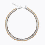 Caroline Svedbom - Siri Choker Golden Combo Rhodium