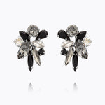 Caroline Svedbom - Talia Earcuffs Black Combo Rhodium