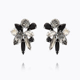 Caroline Svedbom - Talia Earcuffs Black Combo Rhodium