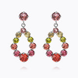 Caroline Svedbom - Mini Delia Earrings Tropicana Combo Rhodium