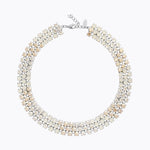 Caroline Svedbom - Rosanna Necklace White Combo Rhodium