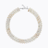 Caroline Svedbom - Rosanna Necklace White Combo Rhodium