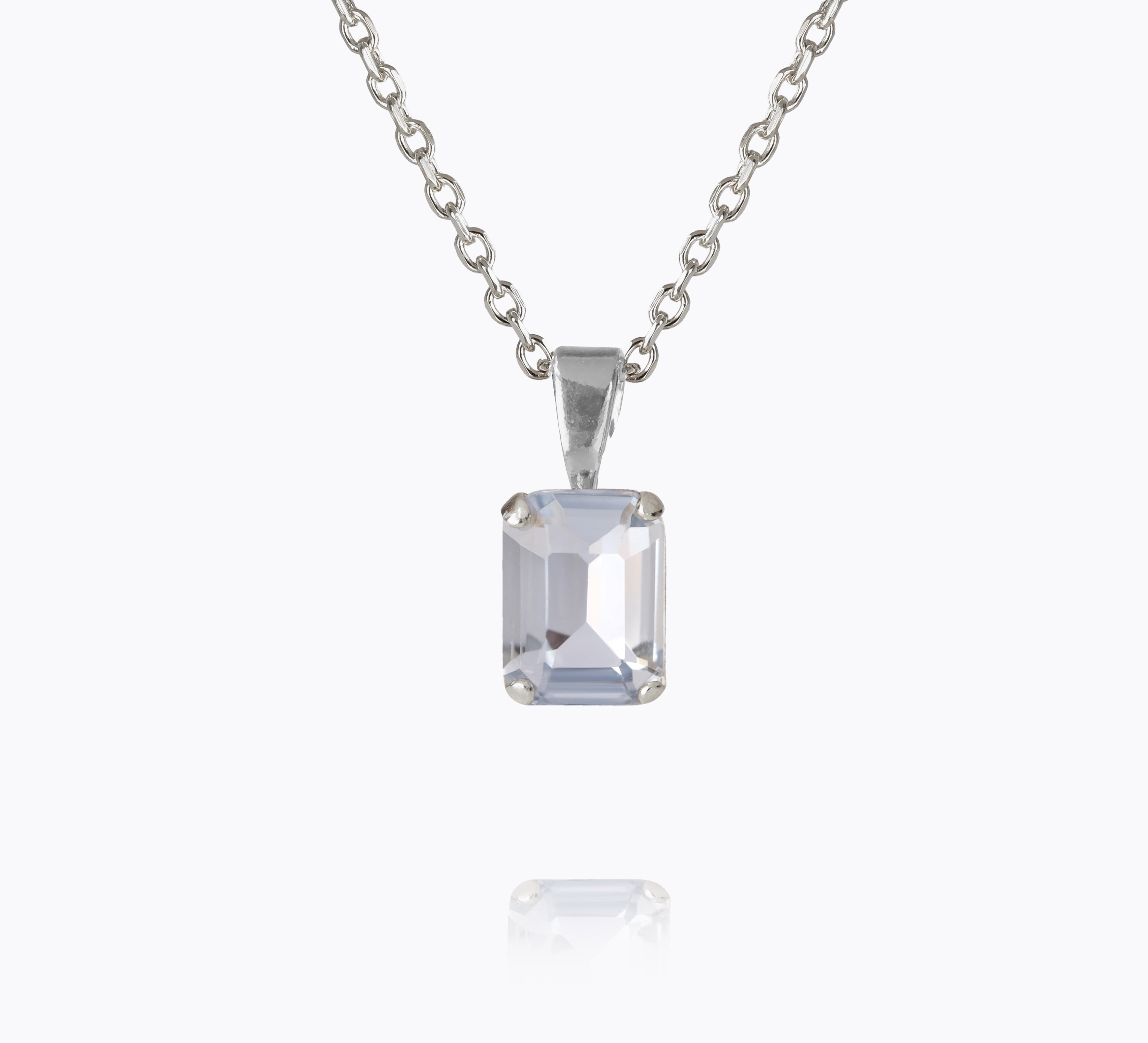 Caroline Svedbom - Naya Necklace Light Sapphire Rhodium