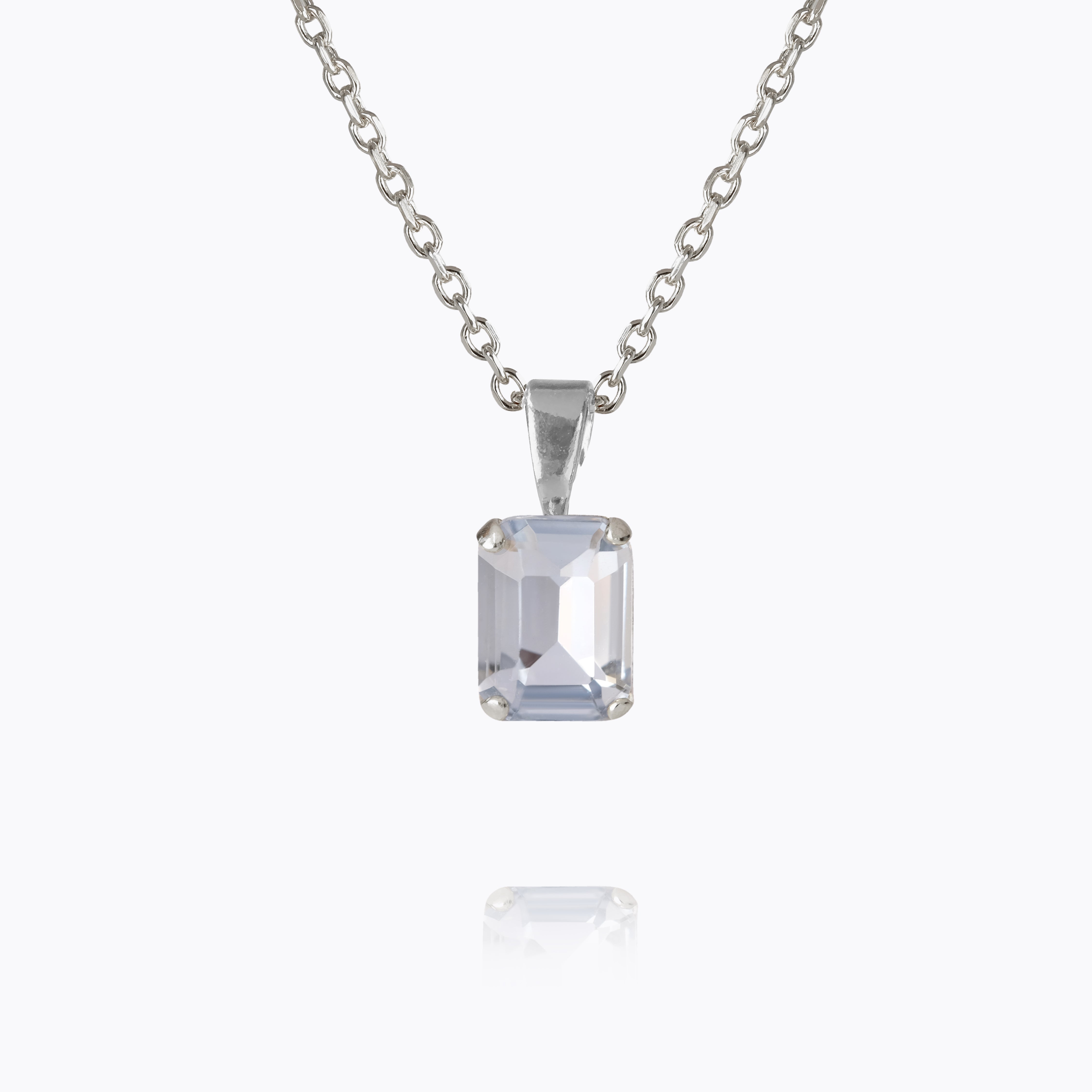 Caroline Svedbom - Naya Necklace Light Sapphire Rhodium