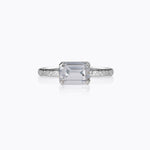 Caroline Svedbom - Naya Ring Light Sapphire Rhodium