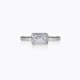 Caroline Svedbom - Naya Ring Light Sapphire Rhodium