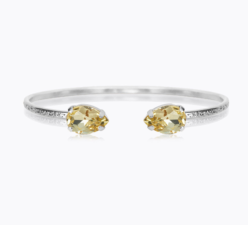 Caroline Svedbom - Petite Drop Bracelet Jonquil Rhodium