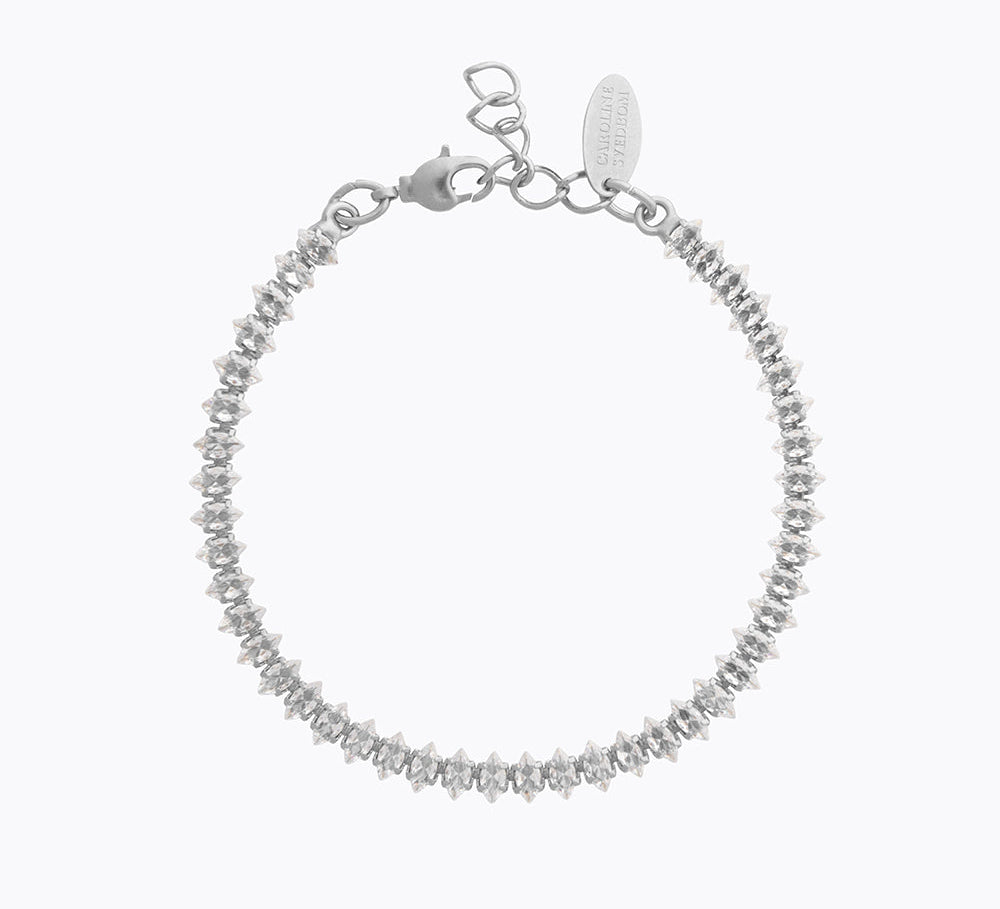 Caroline Svedbom - Crystal Navette Bracelet Crystal Rhodium