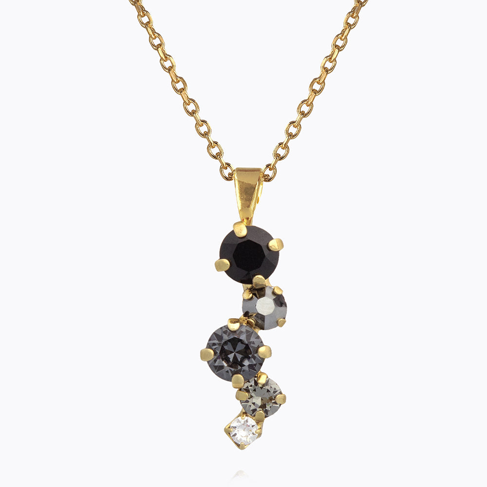 Caroline Svedbom - Elina Necklace Black Combo Gold