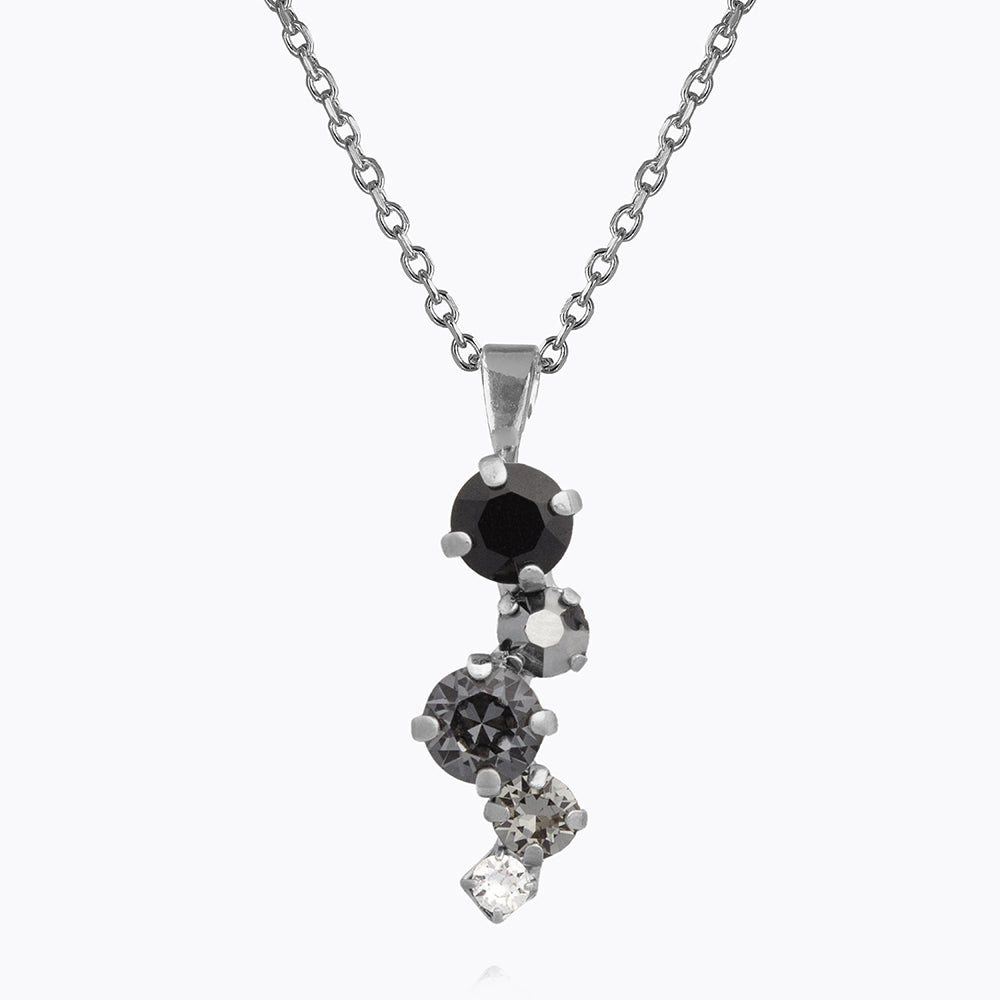 Caroline Svedbom - Elina Necklace Black Combo Rhodium