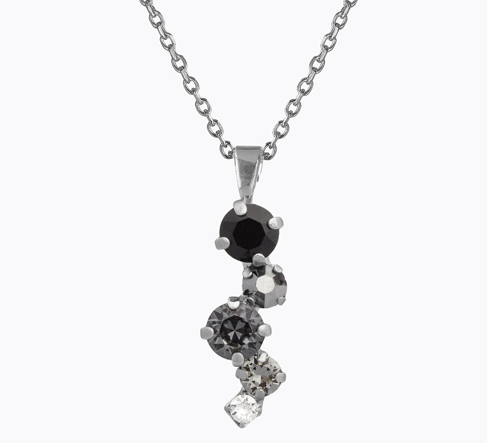 Caroline Svedbom - Elina Necklace Black Combo Rhodium