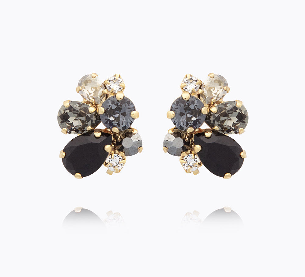 Caroline Svedbom - Katie Earrings Black Combo Gold