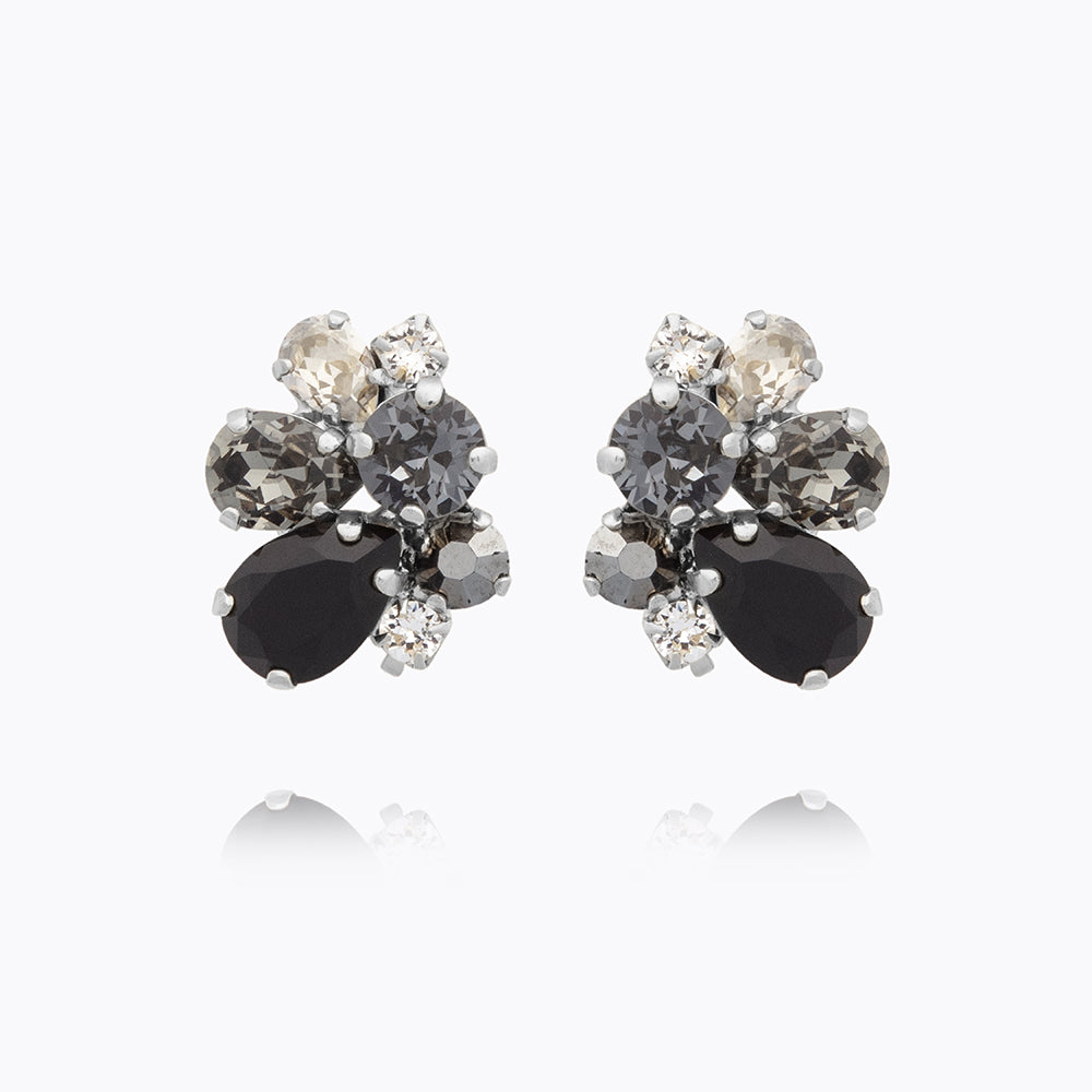 Caroline Svedbom - Katie Earrings Black Combo Rhodium