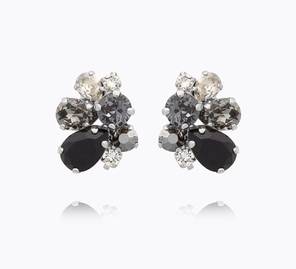 Caroline Svedbom - Katie Earrings Black Combo Rhodium