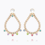 Caroline Svedbom - Lily Earrings Rainbow Combo Gold