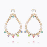Caroline Svedbom - Lily Earrings Rainbow Combo Gold