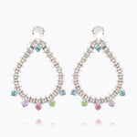 Caroline Svedbom - Lily Earrings Rainbow Combo Rhodium