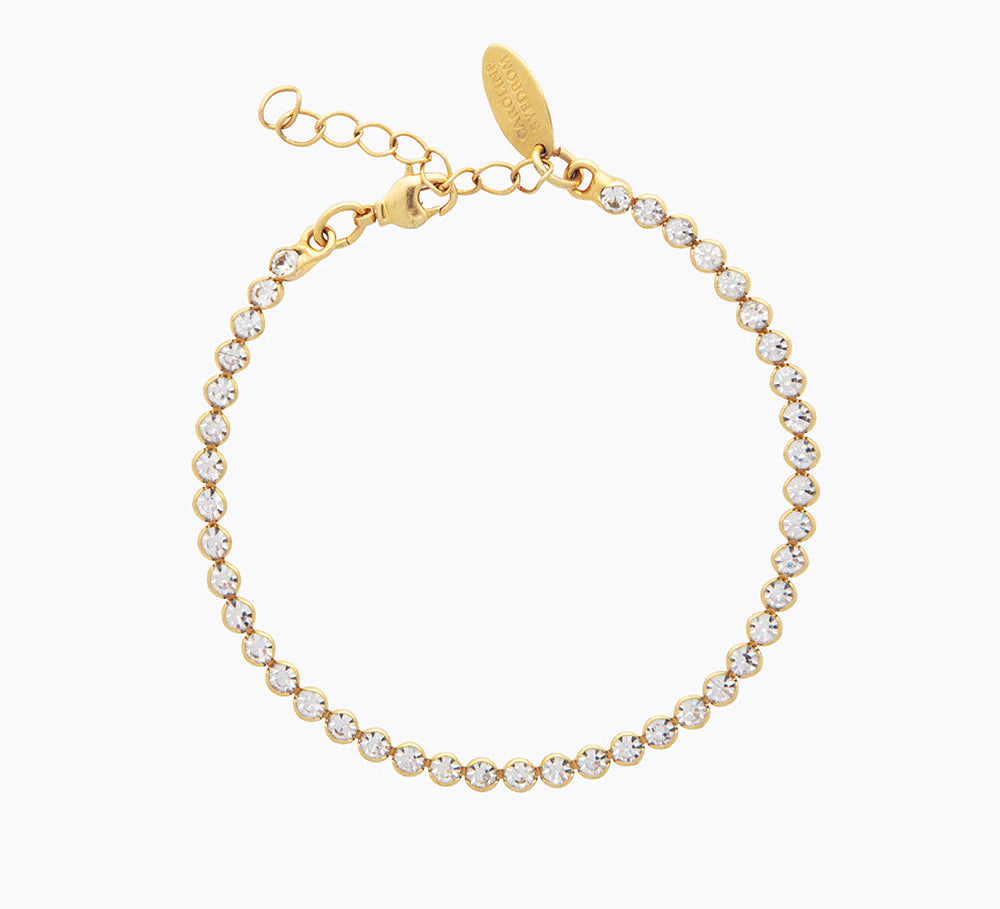 Caroline Svedbom - Siri Bracelet Crystal Gold