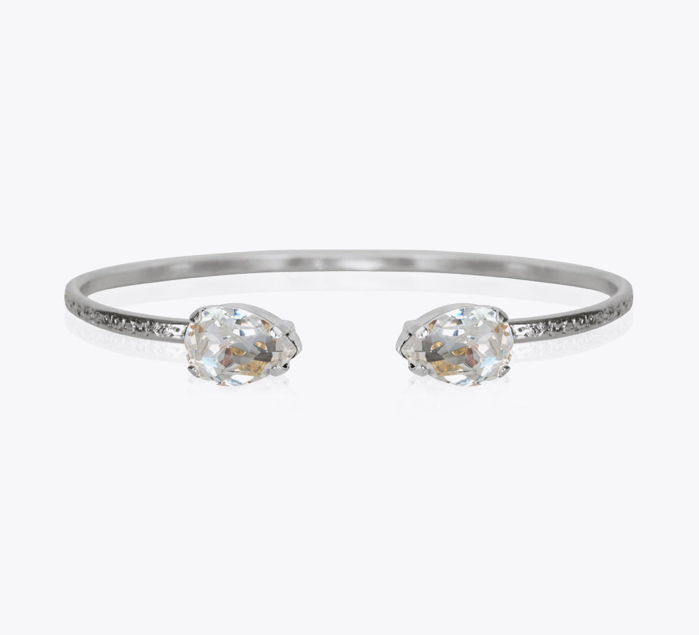 Petite Drop Bracelet / Crystal