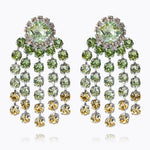 Caroline Svedbom - Rafaela Earrings Lime Combo Rhodium