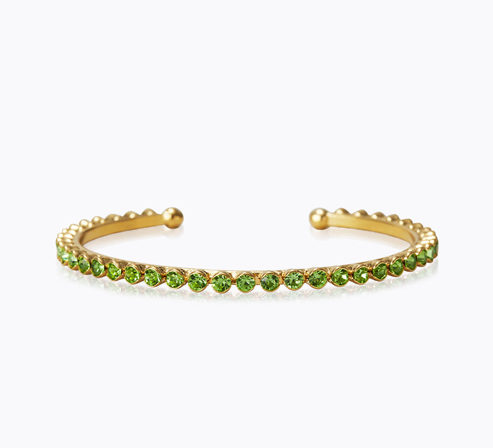 Caroline Svedbom - Siri Bangle Peridot Gold