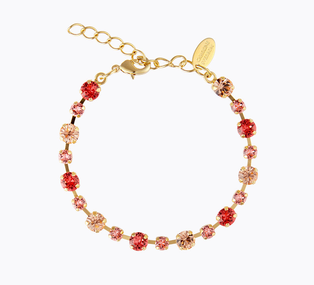 Caroline Svedbom - Calanthe Bracelet Peach Combo Gold