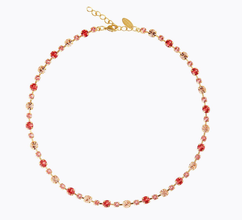 Caroline Svedbom - Calanthe Necklace Peach Combo Gold