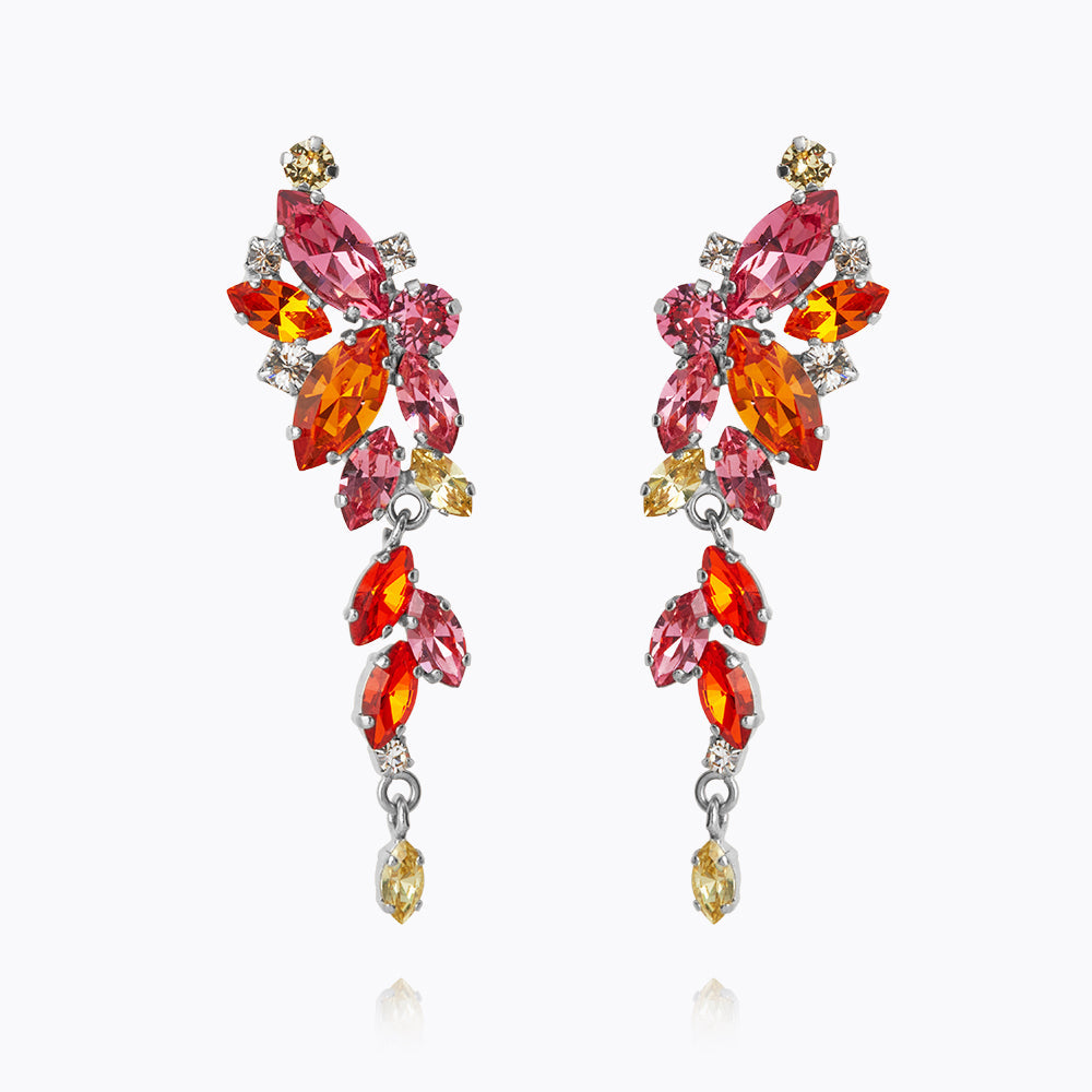 Caroline Svedbom - Jasmine Earrings Sunset Combo Rhodium